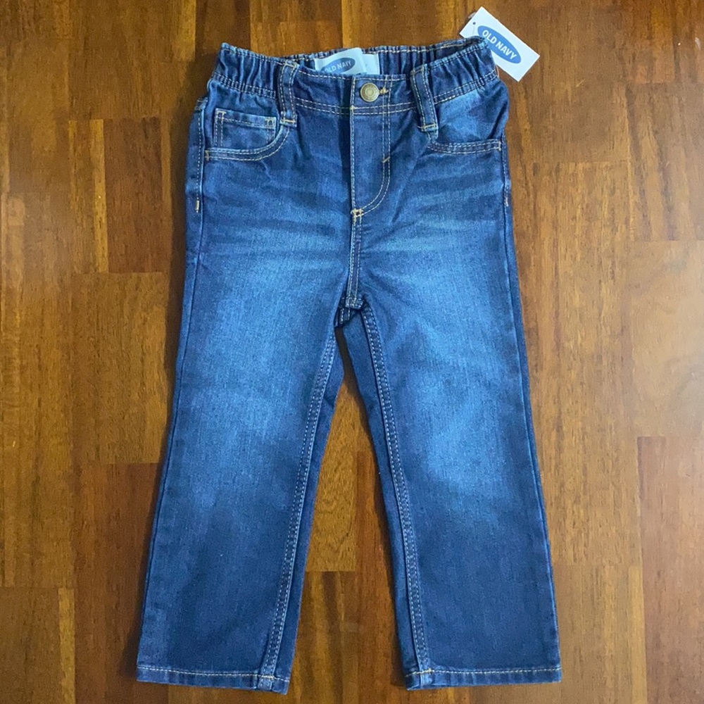Kids 2T New Old Navy Blue Straight Leg Jeans
